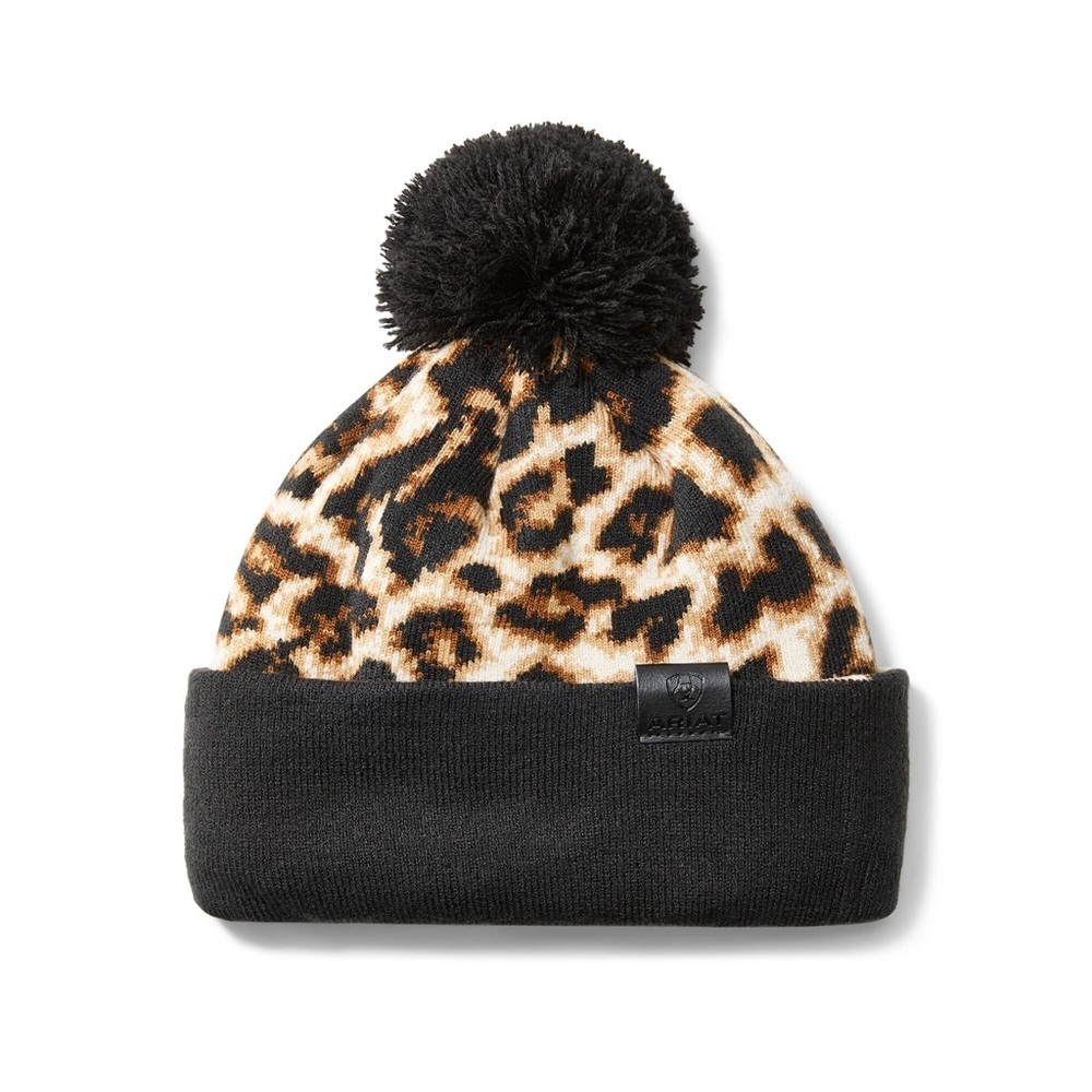 Women’s ARIAT Uni Tarsia leopard beanie